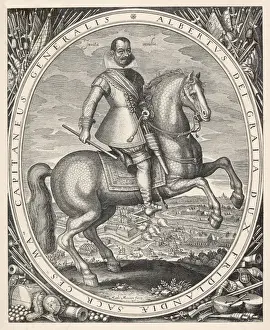 Albrecht Von Wallenstein Drucke: Wallenstein (Mounted)