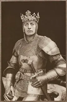 Vintage Theatre Art Drucke: Waller as Henry V
