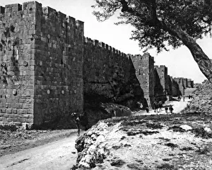 Old City Jerusalem Drucke: Walls of Jerusalem