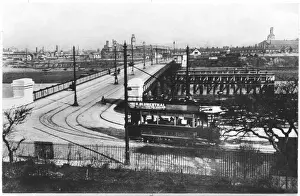 Cumbria Drucke: Walneybrücke - 1909