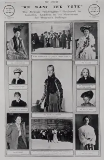 Suffragette Movement Leaders Drucke: We Want the Vote