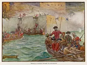 Drucke von Vernon erobert Porto Bello (jetzt in Panama) von den Spaniern während des Krieges um das Ohr Jenkins Verwandte Bilder Drucke: Krieg um das Ohr des Jenseits