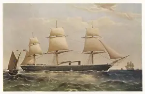 Ironclad Warship Drucke: Warrior (Dutton)