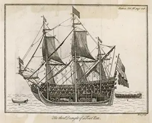 Maritime Art Prints Online Drucke: Warship / 3rd Draught
