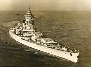 Historic French Warships Drucke: WARSHIP DUNKERQUE