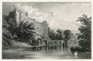 Avon Drucke: Warwicker Schloss / 1840