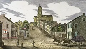 Washington Cityscape Drucke: Washington, 1843