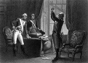 Revolutionary War Era Images Drucke: Washington Despatch
