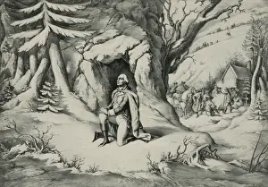 George Washington Prints Drucke: Washington at Valley Forge