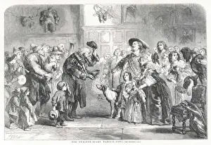 English Folklore Images Drucke: Wassailing at the Manor