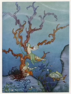 Mythical Sea Creatures Drucke: Water Nymph