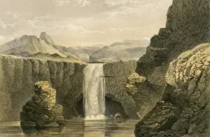 Russian Countryside Views Drucke: Waterfall, Siberia