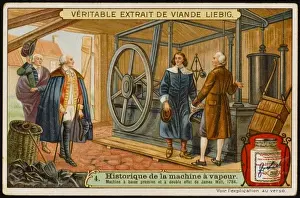 James Watt Steam Engine Drucke: Watts Engine