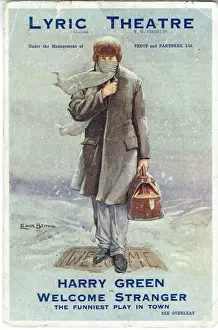 Theatrical Entertainment Posters Drucke: Welcome Stranger by Aaron Hoffmann