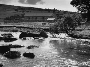 Historical Welsh Landscapes Drucke: Welsh Chapel Scene