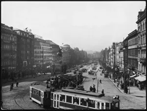 Famous Squares In Europe Drucke: Wenceslas Square / Prague
