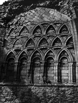 Shropshire England Drucke: Much Wenlock Abbey