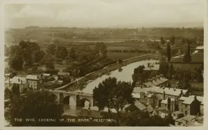 Drucke von Fluss Wye, Hereford, Herzogtum von Lancaster (Hertforshire), England Alte Postkarten - Meist Aus Dem Vereinigten Königreich Drucke: River Wye