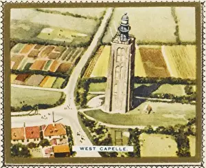 Dutch Lighthouses Drucke: West Capelle Lighthouse