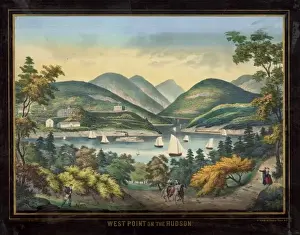 New York City Skyline Views Drucke: West Point on the Hudson