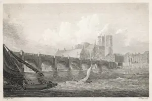 Westminster Bridge Drucke: Westminster Bridge / 1797