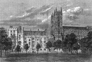 Victorian London Landmarks Drucke: Westminster Deans Yard