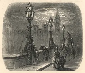 Victorian London Poverty Drucke: Westminster / Dore / 1870