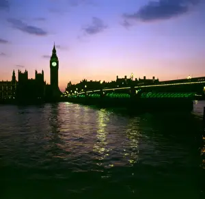 Big Ben London Landmark Drucke: Westminster at Night