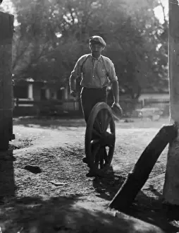 Eastern European Industry Drucke: Wheelwright 1930S