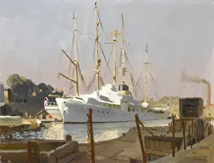 Historical Naval Vessels Drucke: A White Ship