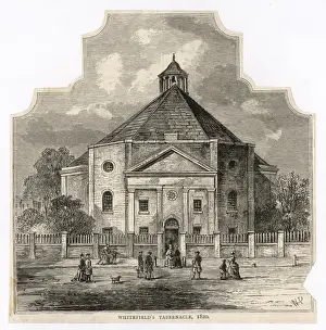 Georgian Architecture In London Drucke: Whitefields Tabernacle