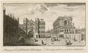 Historical England Drucke: Whitehall in 1746