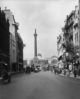 Whitehall London Drucke: Whitehall 1930S