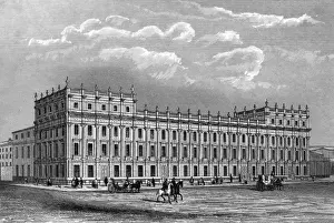 Victorian Era Architecture London Drucke: Whitehall Treasury
