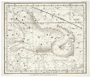 Early Astronomy History Drucke: Whittaker Star Map 23