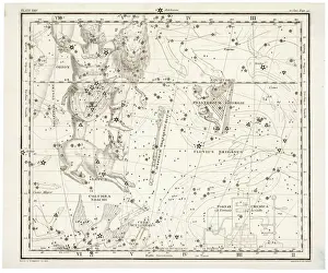 Sternkarten Drucke: Sternenkarte Whittaker Nr. 24