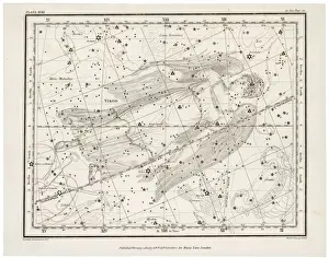 Vintage Astronomy Prints Drucke: Whittaker Star Maps 18