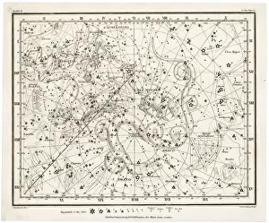 Historical Astronomy Illustrations Drucke: Whittaker Star Maps 2