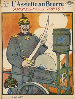 German Emperor Wilhelm II Drucke: Wilhelm Ii / Beurre 1908