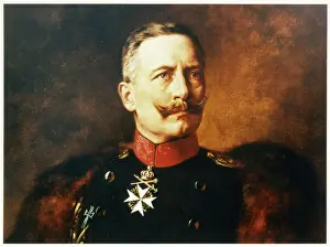 German Royal Family Portraits Drucke: Wilhelm II Ptg