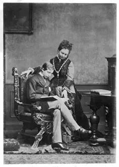 German Royalty Images Drucke: Wilhelm & Vicky