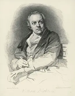 Dichter Drucke: William Blake / Radierung