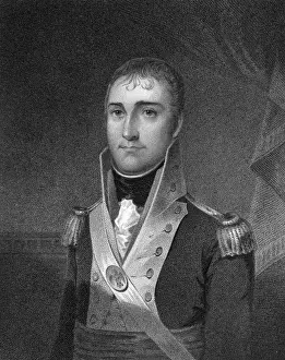 Drucke von WILHELM KARL KOELS KLAINBORN Amerikanischer Soldat und Staatsmann mit Autogramm Datum: 1775-1815 William Charles Drucke: Willem Klaiborn