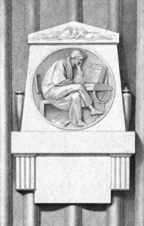 Historical Literary Figure Drucke: William Collins Monument