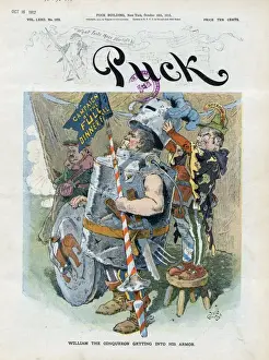 Historical Figures In Armor Drucke: William the Conqueror getting into his armor