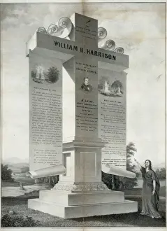American Presidents Art Drucke: William H. Harrison