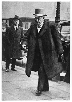 Drucke von William Hesketh Lever 1st Viscount Leverhulme Englischer Seifehersteller; erbaute (1888–89) Modellindustrieanlage von Port Sunlight Industrielle Drucke: Wiliam H Leber