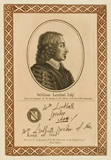 English Statesman Drucke: William Lenthall
