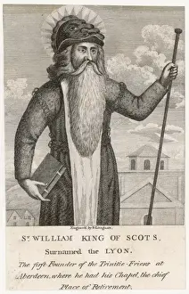 Medieval Scottish Royalty Drucke: WILLIAM THE LION