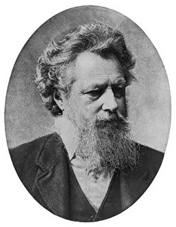 William Morris Artist Drucke: William Morris / Oval